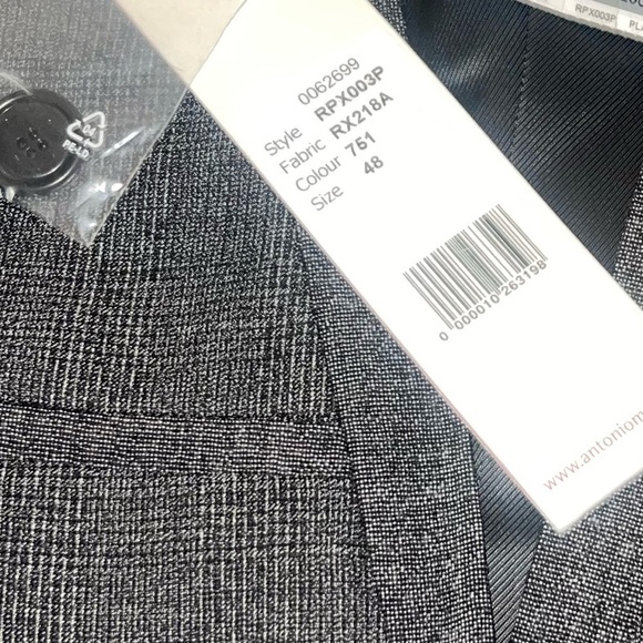 NWT Antonio Marras virgin wool blazer grey large 10 - Picture 10 of 16